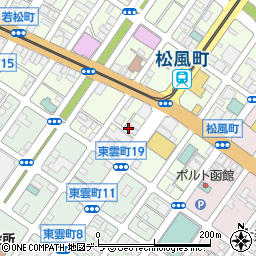 北海道函館市松風町3周辺の地図