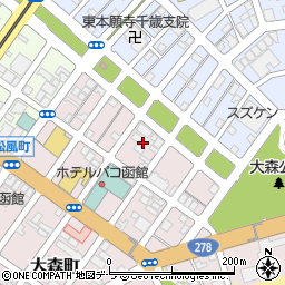 北海道函館市大森町30周辺の地図