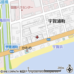 北海道函館市宇賀浦町5-9周辺の地図