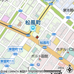 セイコーマート函館松風店周辺の地図