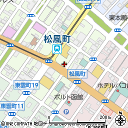 セイコーマート函館松風店周辺の地図