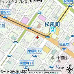北海道函館市松風町3-11周辺の地図