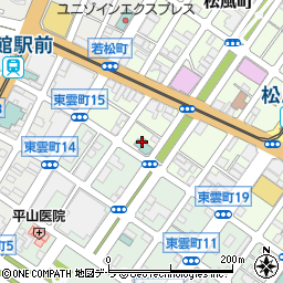 東横ＩＮＮ函館駅前大門周辺の地図