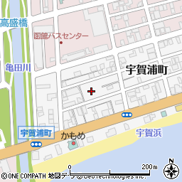 北海道函館市宇賀浦町4周辺の地図