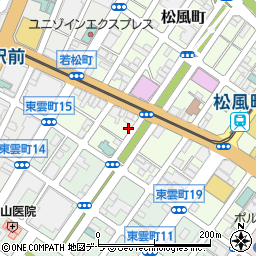 函館塩ラーメン 鳳蘭周辺の地図