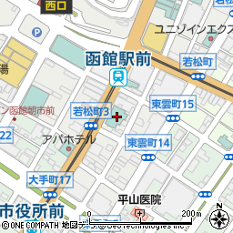 ＢａｒＴｗｉｌｉｇｈｔ　函館駅前店周辺の地図