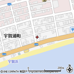 北海道函館市宇賀浦町16-3周辺の地図