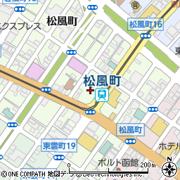北海道函館市松風町11周辺の地図