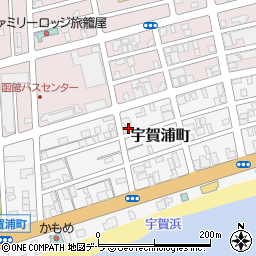 北海道函館市宇賀浦町10-1周辺の地図