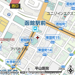 法テラス　函館周辺の地図