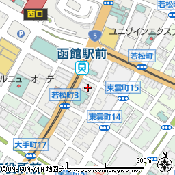 法テラス　函館周辺の地図