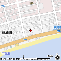 北海道函館市宇賀浦町16-7周辺の地図