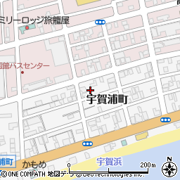 北海道函館市宇賀浦町周辺の地図