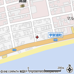 北海道函館市宇賀浦町20-2周辺の地図