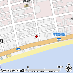 北海道函館市宇賀浦町16-12周辺の地図