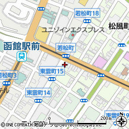 函館麺屋 四代目周辺の地図