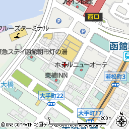 有限会社函館カネニ周辺の地図