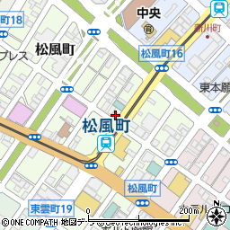 北海道函館市松風町16-1周辺の地図