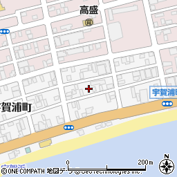 北海道函館市宇賀浦町17周辺の地図