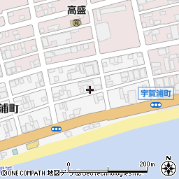 北海道函館市宇賀浦町17-15周辺の地図