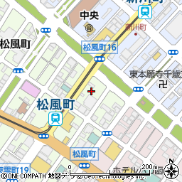 北海道函館市松風町15周辺の地図