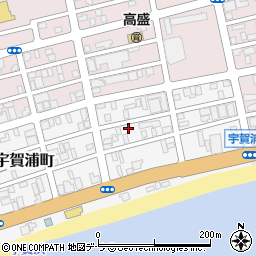 北海道函館市宇賀浦町17-6周辺の地図