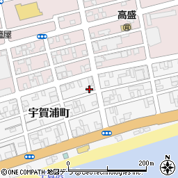 北海道函館市宇賀浦町11-12周辺の地図