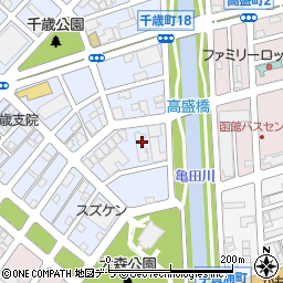 北海道函館市千歳町周辺の地図