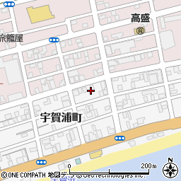 北海道函館市宇賀浦町11周辺の地図