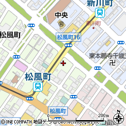 北海道函館市松風町15-8周辺の地図