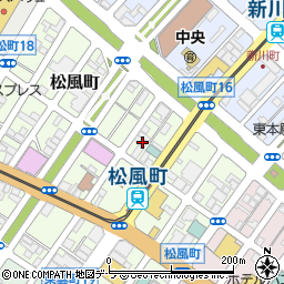 北海道函館市松風町16-6周辺の地図