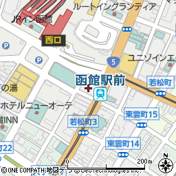 函館北洋ビル８階ホール周辺の地図