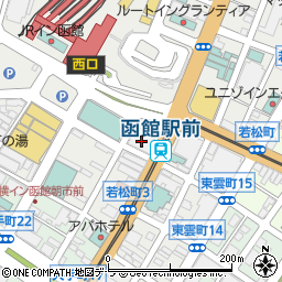 東京美装北海道株式会社　函館出張所周辺の地図
