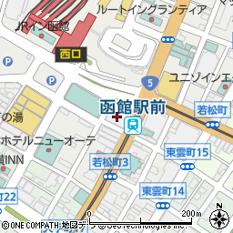 株式会社札幌北洋リース　函館支店周辺の地図