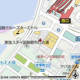 高井水産株式会社　朝市販売店周辺の地図