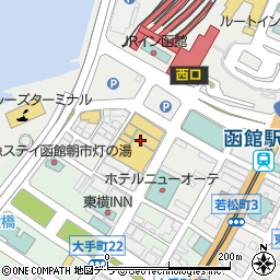 函館十字屋珈琲店周辺の地図