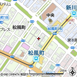 株式会社ポーラ　松風町営業所周辺の地図