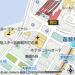 函館 朝市食堂 二番館周辺の地図