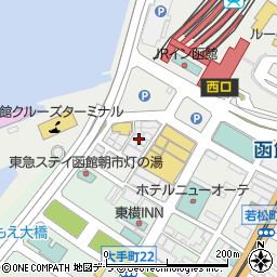 桟橋会館周辺の地図