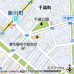 函館市千歳図書室周辺の地図