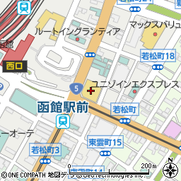 北陸銀行函館支店周辺の地図