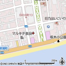 北海道函館市日乃出町周辺の地図