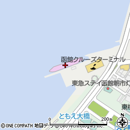 青函連絡船記念館摩周丸周辺の地図