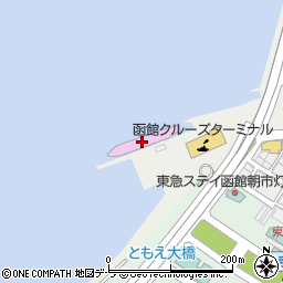青函連絡船記念館摩周丸周辺の地図