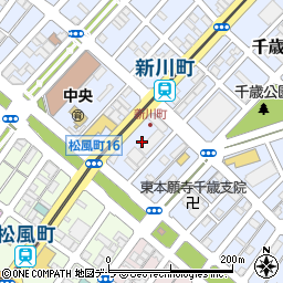 タイムズ函館千歳町駐車場周辺の地図