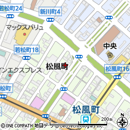 北海道函館市松風町18周辺の地図