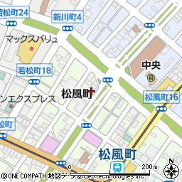 北海道函館市松風町18-14周辺の地図