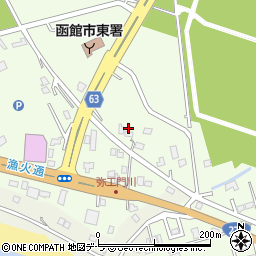 北海道函館市高松町372-1周辺の地図