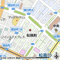 北海道函館市松風町19周辺の地図