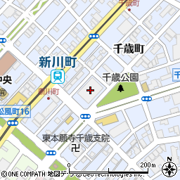 日本放送協会函館放送局周辺の地図